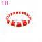 Resin multi colour bangles resin bangles layered stripe bangle bracelets