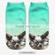 compression crazy pug sock high quality 3d digital full print colorful ankle socks sports unisex custom hot sale stretch spandex