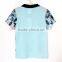 BSCI Passed factory overall printed baby boy polo neck T-shirt summer baby clothes