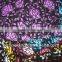 handbag fabric with fashion design flocked