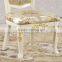 Upholstered Home Furniture Fabric Beauty Wooden Gold Chair