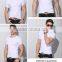 Short-sleeved T-shirt Summer Men's Round Neck Blank T-shirt Solid 100% Cotton Man T-shirts