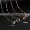 Famous Brands Jewelry Top Designs Elegant Gold Forever Love Necklace for Ladies
