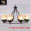 Hot Salable Iron Light With Flower Lampshade For Dining Room For Home With Factory