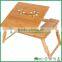 Fuboo hot-sale Bamboo Laptop Desk Foldable legs Serving Bed Tray