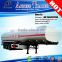 3 axles 42000 Liters water transporting fuel tanker semi-trailer used crude oil tan trailer for sale