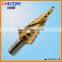 HSS step drill cutter kit