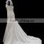 Real factory sample! new design one strap french soft lace mermaid lace wedding dress