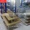 AA cosmetic display stand metail and wood for retail shoe rack display