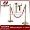 Guideline queue safety barrier rope and post barriers