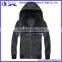 Men's knitted jacket with hood, men's jacket with inner placket, men's fleece jacket