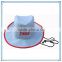 cotton custom design and style wide brim fishing bucket hat with string