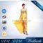 Fashion Heavy Beaded Sweetheart Long Gold Color Cocktail Dress