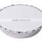 Aluminum Food Tray 7 inches with lid white lid folded
