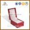Factory price empty storage leather beauty cosmetic boxes for lady