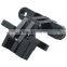 Black 60.7*15*24.3mm zinc alloy + stainless steel small concealed hinges 90 degree