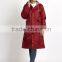 New arrival hood waterproof long raincoat for women