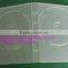 20mm matte Clear double dvd case with smooth Film