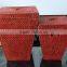 New style Rattan laundry basket with handles and lid