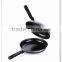ALUMINUM DOUBLE SIDED FRYING PAN WITH REMOVABLE HANDLE