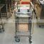 ShenTop 6 Tiers GN Pan 1/1 STPS-6A Stainless Steel Food Tray Trolley /movable dining cart/GN pan cart