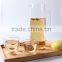 Handmade Blown Glass Pitcher 1.2L Heat Resistant Pyrex Glass Pitcher