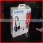 2015 Fashion Quality Packaging Paper Box For Earphone With Handle