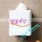 Hot Sale Tissue Box Cover With Embroidery 100% Linen