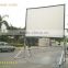 High quality rear projection screen fabric 150 inch grey projector screen for window show