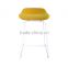 BS013 Swivel bar stool with backrest