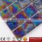 IMARK Iridescent Square Glass Recycle Glass Mosaic For Swimming Pool Tile