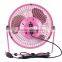 Wholesale 6 inch full metal ajustable air cooling table fan with USB plug