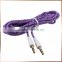 Multi Color 3.5mm 4-pole Jack Male to Male Stereo Fabric Braided Audio Aux Cable Cord for IPod iphone Headphone