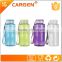 Large capacity clear plastic wide mouth water bottle