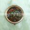 Professional cosmetic red bronze compact mirror