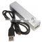 mini rechargeable led light power bank charger with 18650 battery