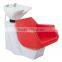 MINGJIAN factory white fiberglass shampoo bowl chair M565