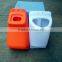 Green food grade plastic water car, plastic shell fan shell processing customized