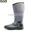 Women's fashion neoprene waterproof rubber rain boots