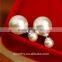 2016 fashion jewelry ,hotselling earrings faux pearl