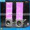 LED disco light bluetooth speaker led light show wireless bluetooth speaker for computer and smartphone