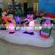 Inflatable Quartet Snowman and Santa for Christmas Decoration