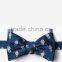 2016 latest custom made floral jacquard self-tie cotton bow ties
