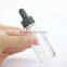 1oz Flint Boston Round Glass Bottle with dropper