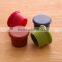 Wholesale soft bottle cork with customer logo silicone bottle stopper