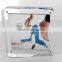 square round acrylic photo frame, magnetic frame