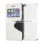 LZB PU flip leather design case cover for Alcatel One Touch pop c7 case