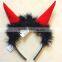Wholesale cheap halloween decorative headband red devil headband