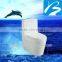 Decorative hotel used S-trap European style porcelain toilet seat