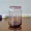 Wholesale glass candle container with lid candle holder glass type